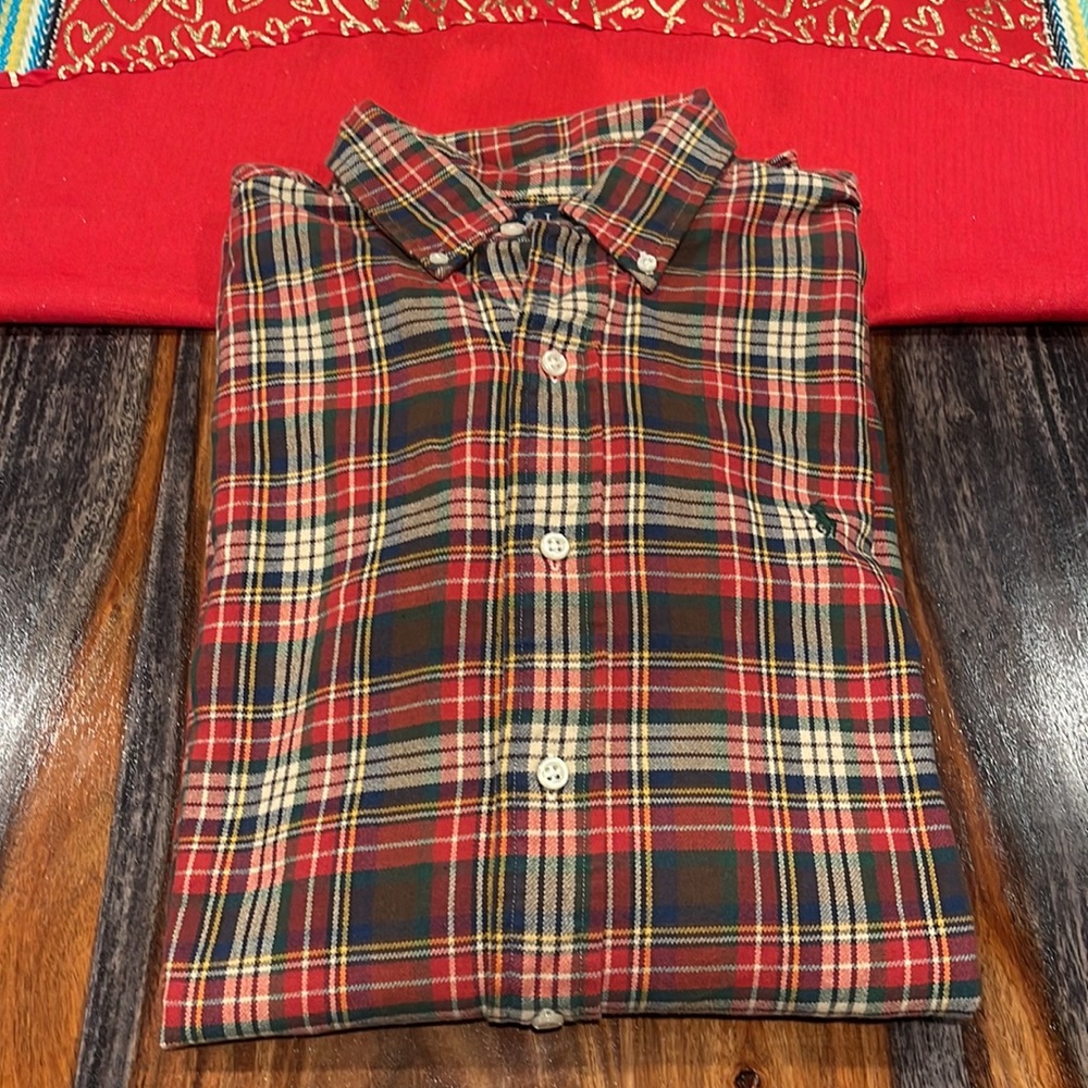 Ralph Lauren Mens Plaid Shirt